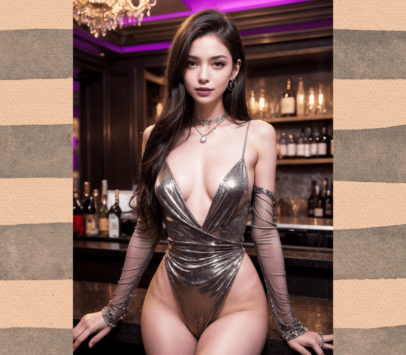 セクシーキャバ嬢の完全着衣画像！