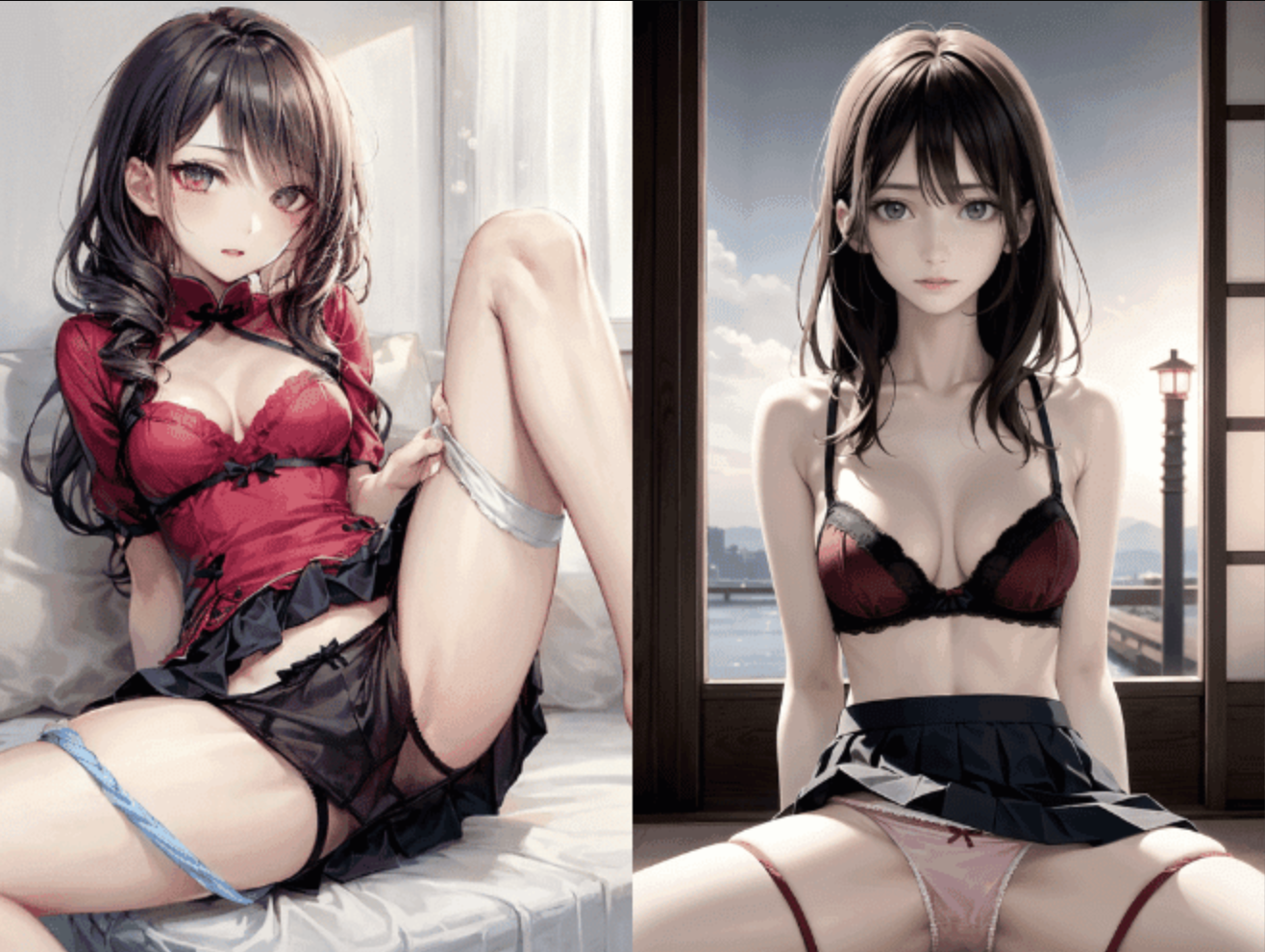 2次元美少女のパンチラ画像